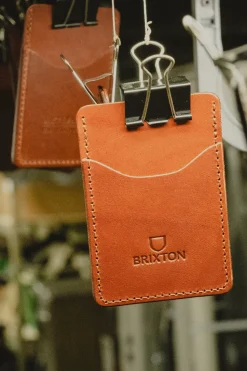 Brixton X Artifact Leather Card Holder Wallet