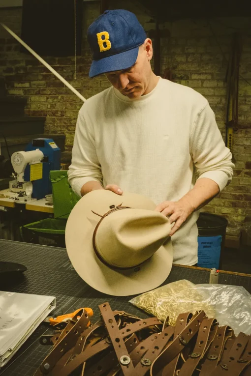 Brixton X Artifact Leather Adjustable Hat Band