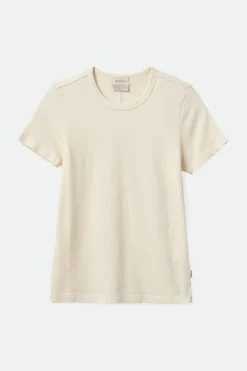 Carefree Organic Garment Dye Slim Crew T-Shirt