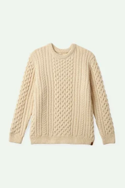 Classic Fisherman Cable Knit Sweater