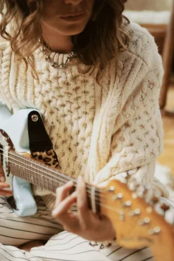 Classic Fisherman Cable Knit Sweater