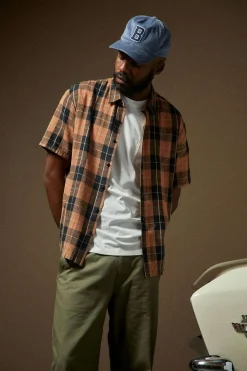 Cru Linen Blend Relaxed S/S Woven Shirt