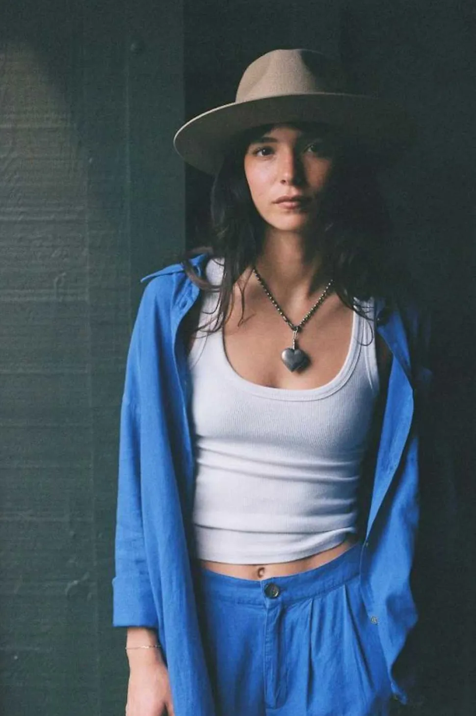 Vintage Linen L/S Woven Shirtdress