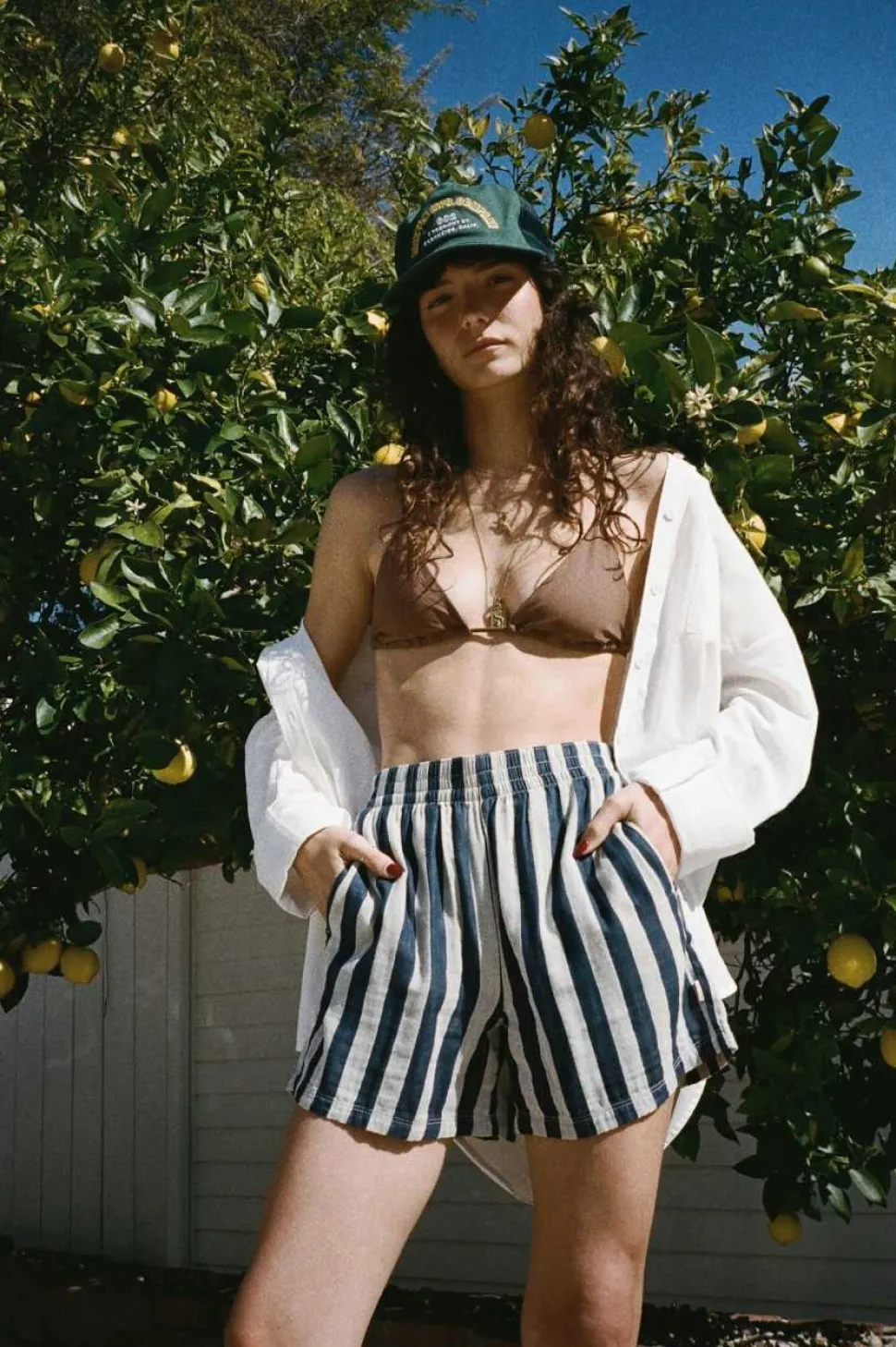 Vintage Linen L/S Woven Shirtdress