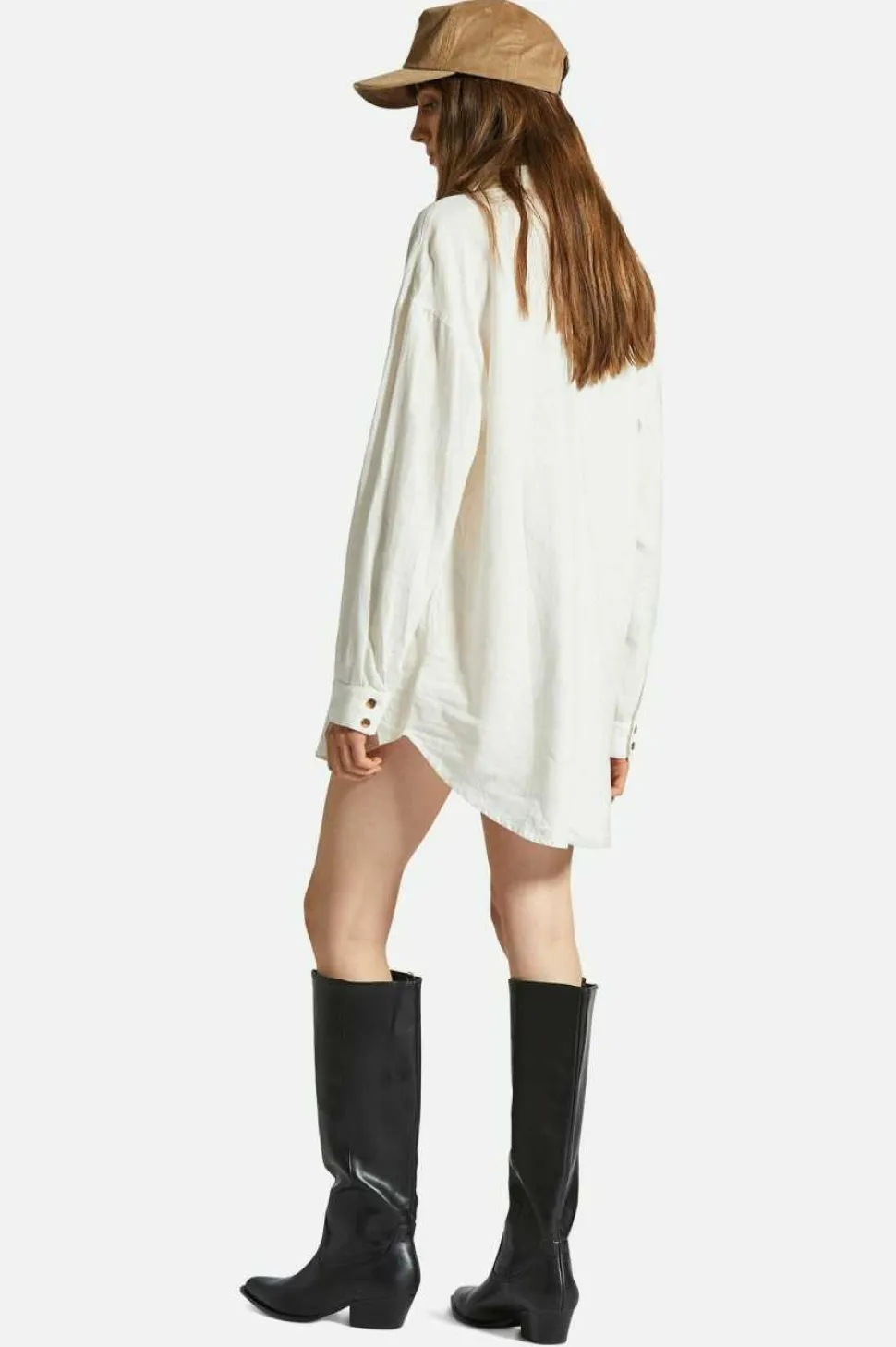 Vintage Linen L/S Woven Shirtdress